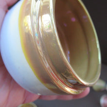 Load image into Gallery viewer, Scottish Studio Pottery Margery Clinton Lustre Glaze Lidded Pot
