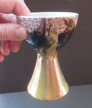 Load image into Gallery viewer, Scottish Studio Pottery Margery Clinton Lustre Glaze Goblet
