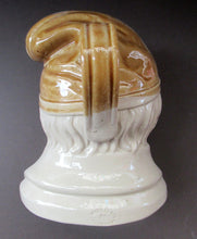 Load image into Gallery viewer, SCOTTISH POTTERY. Large Stoneware Whisky Flask in the Form of SOUTER JOHNNIE from the Burn&#39;s Poem &quot;Tam O&#39;Shanter&quot;
