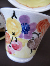 Load image into Gallery viewer, 1920s MakMerry Mac Merry Fruit and Berries Cups and Saucers

