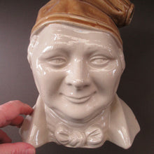 Load image into Gallery viewer, SCOTTISH POTTERY. Large Stoneware Whisky Flask in the Form of SOUTER JOHNNIE from the Burn&#39;s Poem &quot;Tam O&#39;Shanter&quot;
