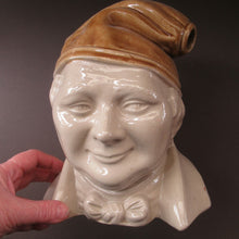 Load image into Gallery viewer, SCOTTISH POTTERY. Large Stoneware Whisky Flask in the Form of SOUTER JOHNNIE from the Burn&#39;s Poem &quot;Tam O&#39;Shanter&quot;
