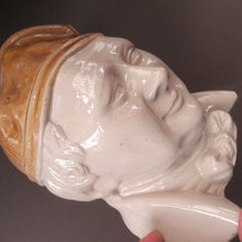 Load image into Gallery viewer, SCOTTISH POTTERY. Large Stoneware Whisky Flask in the Form of SOUTER JOHNNIE from the Burn&#39;s Poem &quot;Tam O&#39;Shanter&quot;
