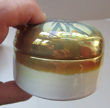 Load image into Gallery viewer, Scottish Studio Pottery Margery Clinton Lustre Glaze Lidded Pot
