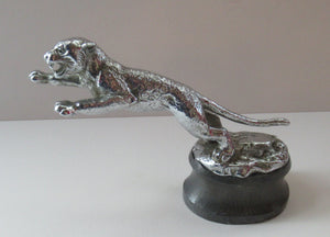 Vintage 1930s DESMO Leaping Jaguar Car Mascot