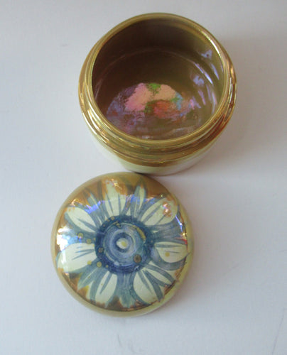 Scottish Studio Pottery Margery Clinton Lustre Glaze Lidded Pot