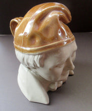 Load image into Gallery viewer, Antique Caledonian Pottery Salt Glaze Stoneware Whisky Flagon: Souter Johnny
