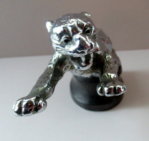 Vintage 1930s DESMO Leaping Jaguar Car Mascot