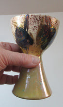 Load image into Gallery viewer, Scottish Studio Pottery Margery Clinton Lustre Glaze Goblet
