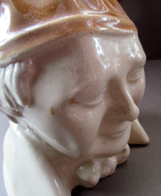 Load image into Gallery viewer, Antique Caledonian Pottery Salt Glaze Stoneware Whisky Flagon: Souter Johnny
