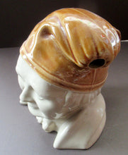 Load image into Gallery viewer, Antique Caledonian Pottery Salt Glaze Stoneware Whisky Flagon: Souter Johnny

