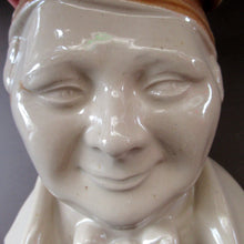 Load image into Gallery viewer, Antique Caledonian Pottery Salt Glaze Stoneware Whisky Flagon: Souter Johnny
