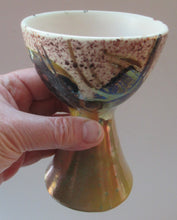 Load image into Gallery viewer, Scottish Studio Pottery Margery Clinton Lustre Glaze Goblet
