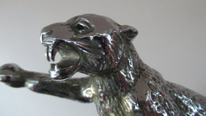 Vintage 1930s DESMO Leaping Jaguar Car Mascot