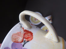Load image into Gallery viewer, 1920s MakMerry Mac Merry Fruit and Berries Cups and Saucers
