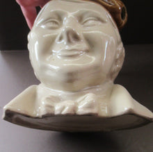 Load image into Gallery viewer, Antique Caledonian Pottery Salt Glaze Stoneware Whisky Flagon: Souter Johnny
