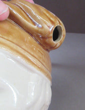 Load image into Gallery viewer, Antique Caledonian Pottery Salt Glaze Stoneware Whisky Flagon: Souter Johnny
