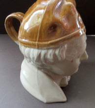 Load image into Gallery viewer, Antique Caledonian Pottery Salt Glaze Stoneware Whisky Flagon: Souter Johnny
