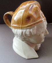 Load image into Gallery viewer, Antique Caledonian Pottery Salt Glaze Stoneware Whisky Flagon: Souter Johnny
