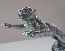 Load image into Gallery viewer, Vintage 1930s DESMO Leaping Jaguar Car Mascot
