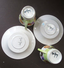 Load image into Gallery viewer, 1920s MakMerry Mac Merry Fruit and Berries Cups and Saucers
