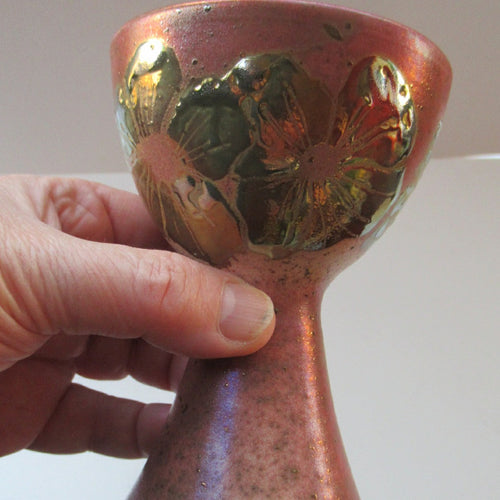 Scottish Studio Pottery Margery Clinton Lustre Glaze Goblet