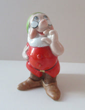 Load image into Gallery viewer, 1938 Novelty Walt Disney Porcelain Toothbrush Holder: Doc
