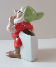Load image into Gallery viewer, 1938 Novelty Walt Disney Porcelain Toothbrush Holder: Doc
