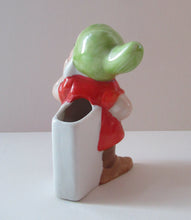 Load image into Gallery viewer, 1938 Novelty Walt Disney Porcelain Toothbrush Holder: Doc
