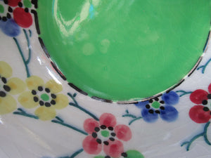 SCOTTISH POTTERY Bowls (L) PAIR of Smaller Bough Pottery Pudding Bowls painted by Chrissie Amour