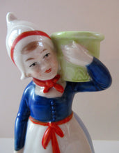 Load image into Gallery viewer, Dutch Boy and Girl Pair of Art Deco Candlesticks

