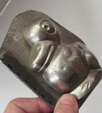 Load image into Gallery viewer, Vintage DUTCH Vormenfabriek Tilburg Tin Chocolate Mould in the Shape of a Little Duckling
