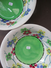 Load image into Gallery viewer, SCOTTISH POTTERY Bowls (L) PAIR of Smaller Bough Pottery Pudding Bowls painted by Chrissie Amour
