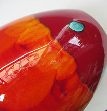 Load image into Gallery viewer, Contemporary Large Poole Bulbous Vase Volcano Glaze
