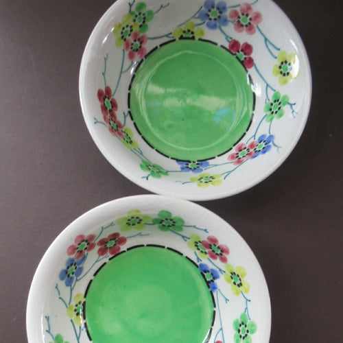 Scottish Pottery Pudding Bowl. Bough by Chrissie Amour