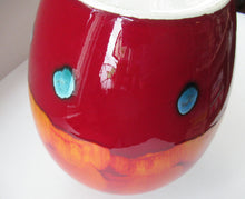 Load image into Gallery viewer, Contemporary Large Poole Bulbous Vase Volcano Glaze
