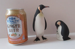 Vintage Scottish Highbank Pottery Porcelain Penguins