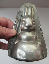 Load image into Gallery viewer, Vintage DUTCH Vormenfabriek Tilburg Tin Chocolate Mould in the Shape of a Little Rabbit
