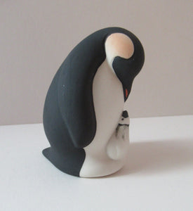 Vintage Scottish Highbank Pottery Porcelain Penguins
