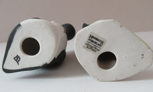 Vintage Scottish Highbank Pottery Porcelain Penguins