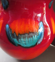 Load image into Gallery viewer, Contemporary Large Poole Bulbous Vase Volcano Glaze
