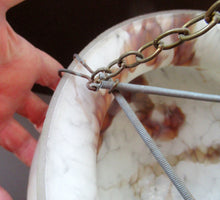 Load image into Gallery viewer, 1930s Glass Goldfish Bowl Flycatcher Lampshade
