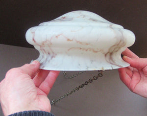 1930s Glass Goldfish Bowl Flycatcher Lampshade