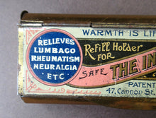 Load image into Gallery viewer, Victorian Tin with Original Contents. Charcoal Refills for the INSTRA HAND WARMER

