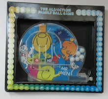 Load image into Gallery viewer, Vintage Miniature Child&#39;s Portable Pinball Toy. Marx Product Featuring the Mr Men
