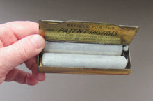 Load image into Gallery viewer, Victorian Tin with Original Contents. Charcoal Refills for the INSTRA HAND WARMER
