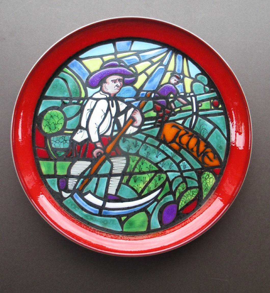 1970s Poole Charger Tony Morris Medieval Calendar Series