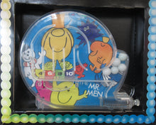 Load image into Gallery viewer, Vintage Miniature Child&#39;s Portable Pinball Toy. Marx Product Featuring the Mr Men
