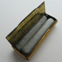 Load image into Gallery viewer, Victorian Tin with Original Contents. Charcoal Refills for the INSTRA HAND WARMER
