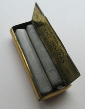 Load image into Gallery viewer, Victorian Tin with Original Contents. Charcoal Refills for the INSTRA HAND WARMER
